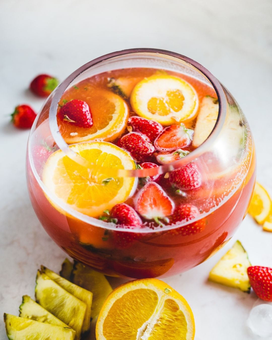 holiday punch cocktail