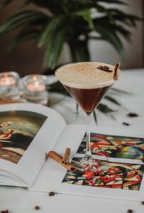 espresso cocktail with bourbon